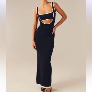 NEW Black & White maxi dress